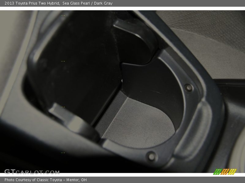 Sea Glass Pearl / Dark Gray 2013 Toyota Prius Two Hybrid