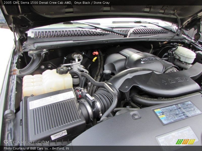 Onyx Black / Stone Gray 2005 GMC Sierra 1500 Denali Crew Cab AWD