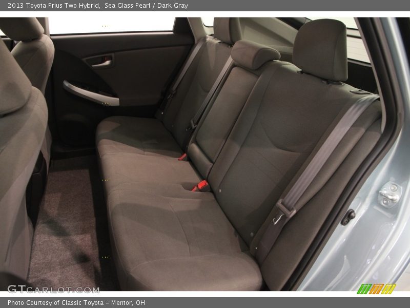 Sea Glass Pearl / Dark Gray 2013 Toyota Prius Two Hybrid