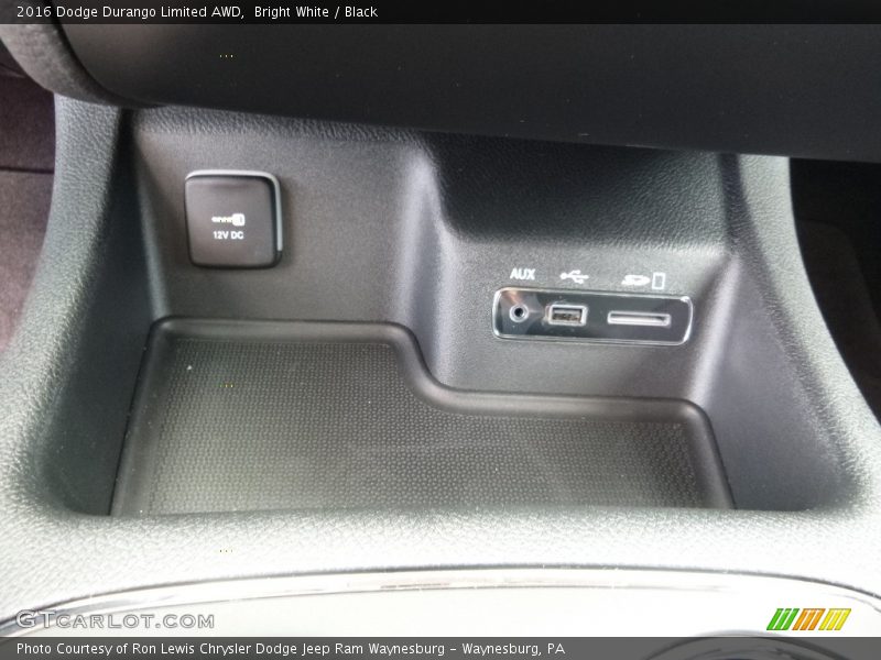 Bright White / Black 2016 Dodge Durango Limited AWD