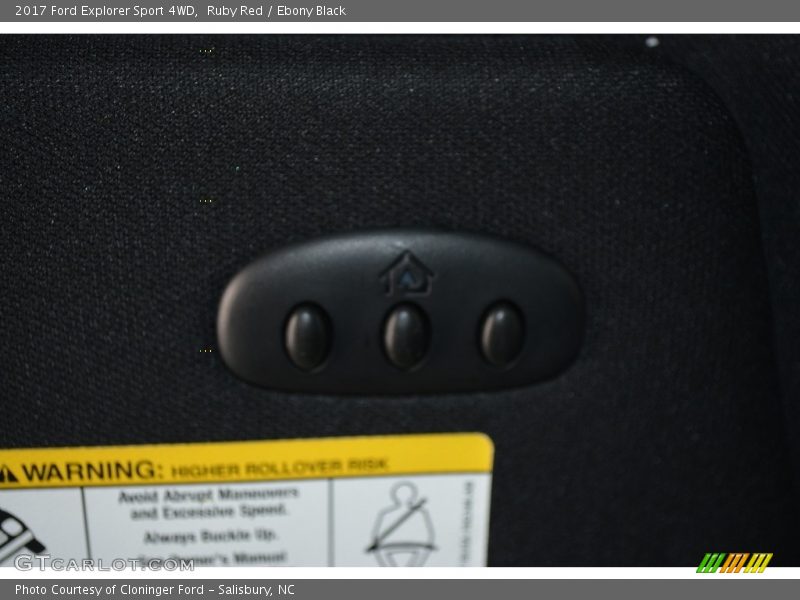 Ruby Red / Ebony Black 2017 Ford Explorer Sport 4WD