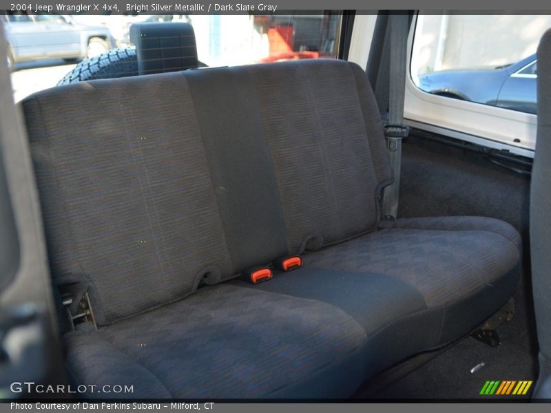 Bright Silver Metallic / Dark Slate Gray 2004 Jeep Wrangler X 4x4