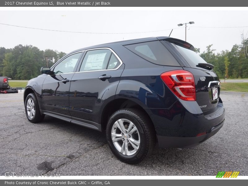 Blue Velvet Metallic / Jet Black 2017 Chevrolet Equinox LS