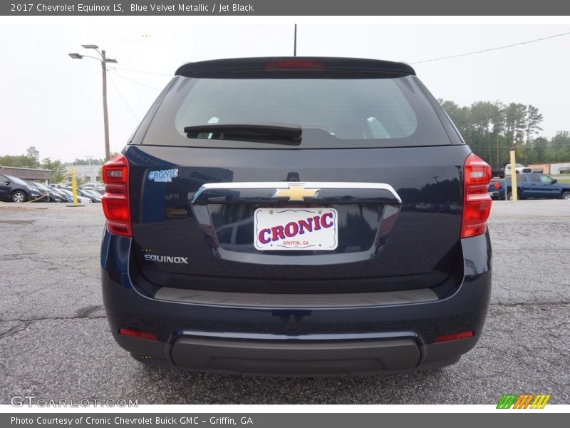 Blue Velvet Metallic / Jet Black 2017 Chevrolet Equinox LS