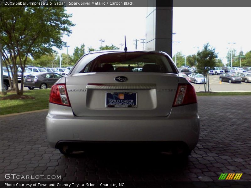 Spark Silver Metallic / Carbon Black 2009 Subaru Impreza 2.5i Sedan