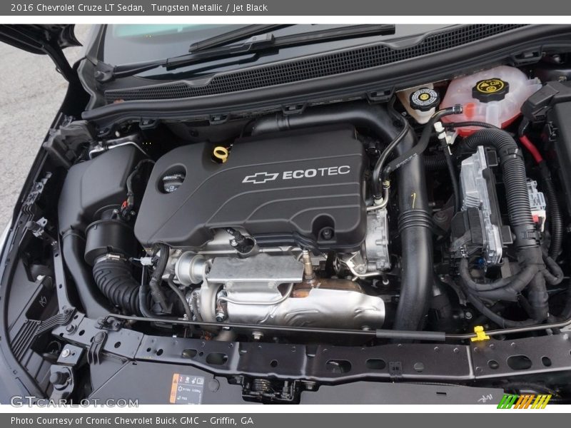 Tungsten Metallic / Jet Black 2016 Chevrolet Cruze LT Sedan