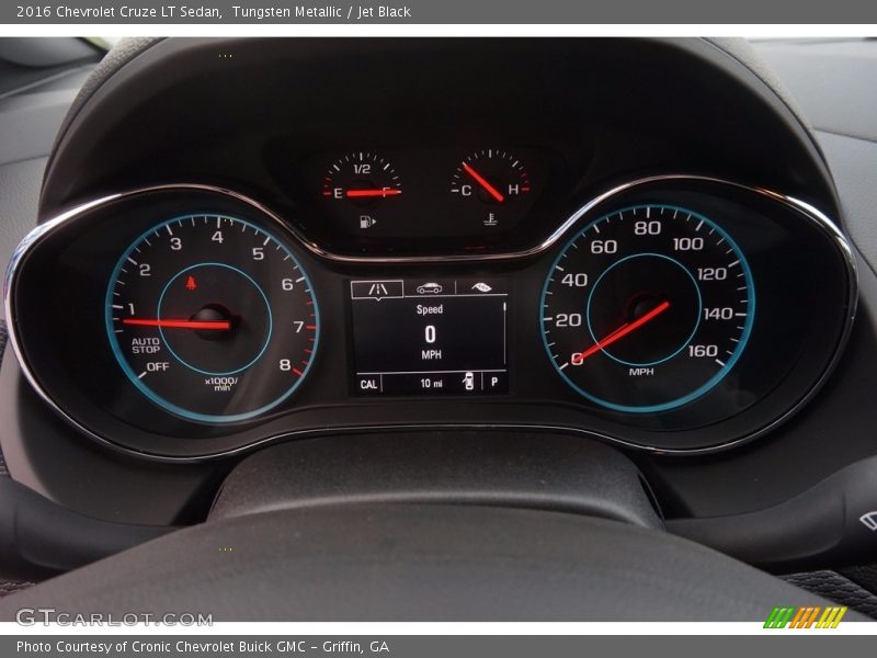 Tungsten Metallic / Jet Black 2016 Chevrolet Cruze LT Sedan