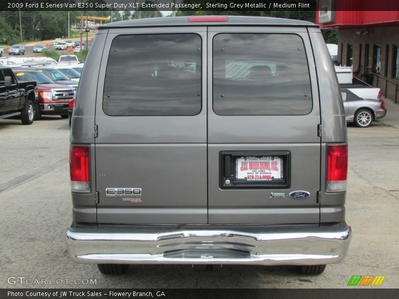 Sterling Grey Metallic / Medium Flint 2009 Ford E Series Van E350 Super Duty XLT Extended Passenger