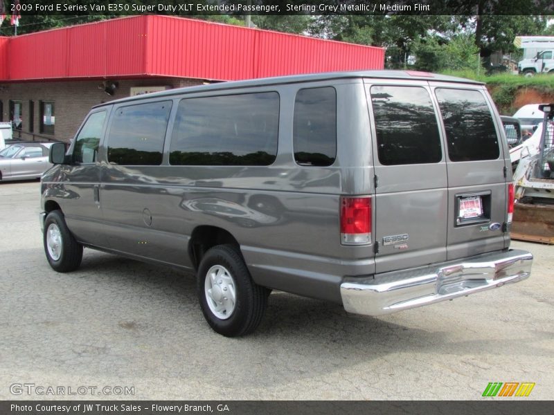 Sterling Grey Metallic / Medium Flint 2009 Ford E Series Van E350 Super Duty XLT Extended Passenger