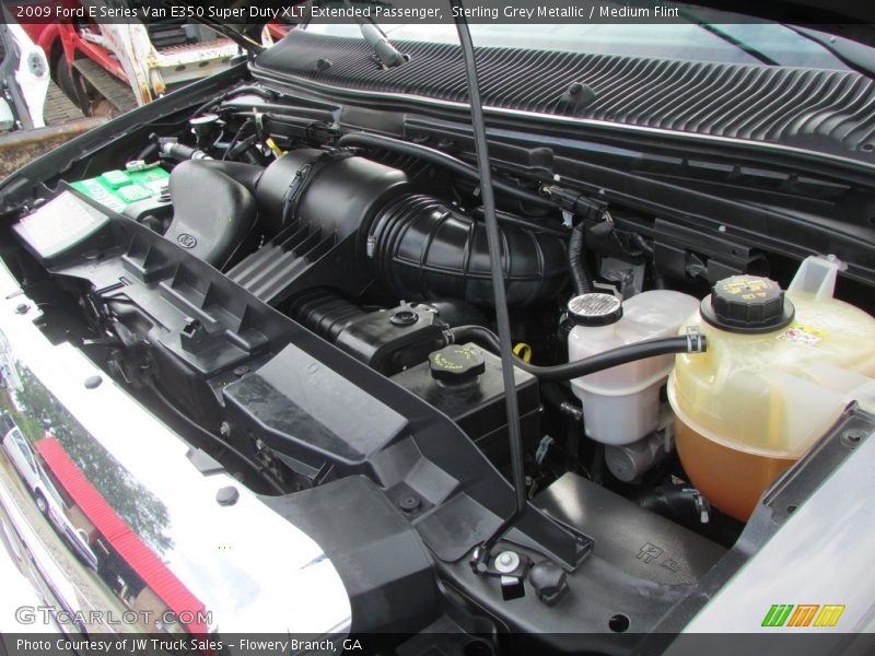 Sterling Grey Metallic / Medium Flint 2009 Ford E Series Van E350 Super Duty XLT Extended Passenger