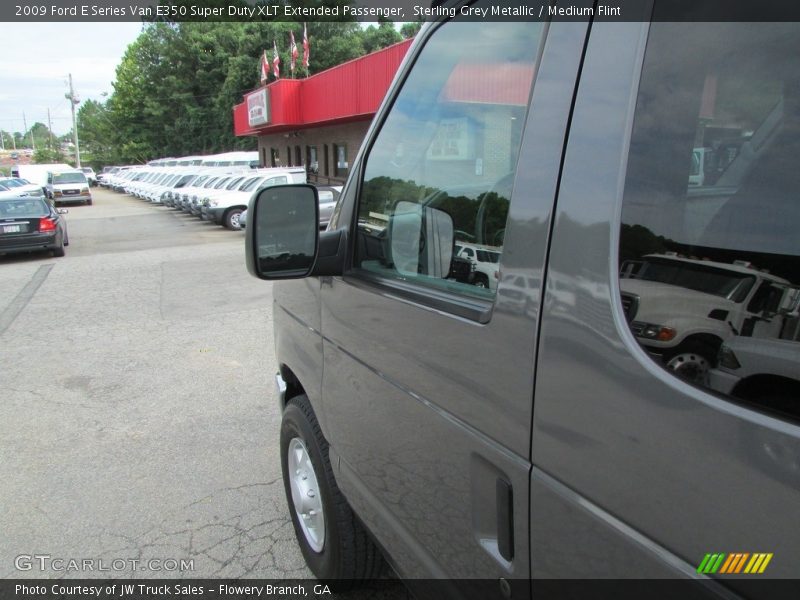 Sterling Grey Metallic / Medium Flint 2009 Ford E Series Van E350 Super Duty XLT Extended Passenger