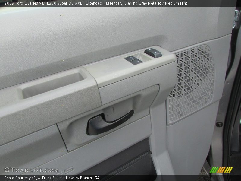 Sterling Grey Metallic / Medium Flint 2009 Ford E Series Van E350 Super Duty XLT Extended Passenger