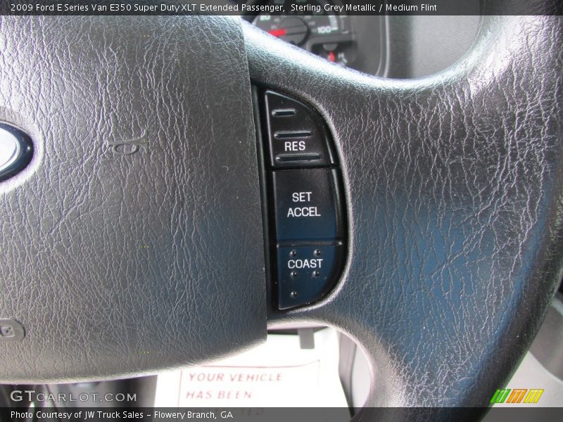 Sterling Grey Metallic / Medium Flint 2009 Ford E Series Van E350 Super Duty XLT Extended Passenger
