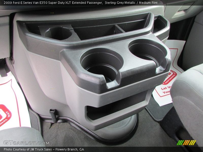 Sterling Grey Metallic / Medium Flint 2009 Ford E Series Van E350 Super Duty XLT Extended Passenger
