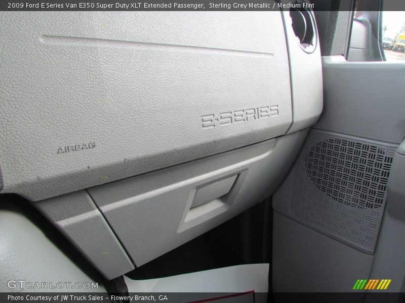 Sterling Grey Metallic / Medium Flint 2009 Ford E Series Van E350 Super Duty XLT Extended Passenger