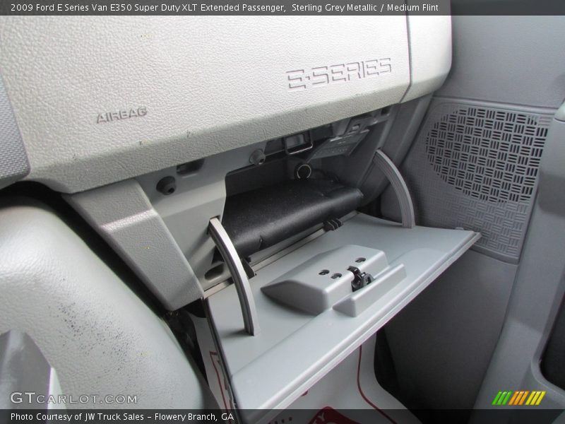 Sterling Grey Metallic / Medium Flint 2009 Ford E Series Van E350 Super Duty XLT Extended Passenger