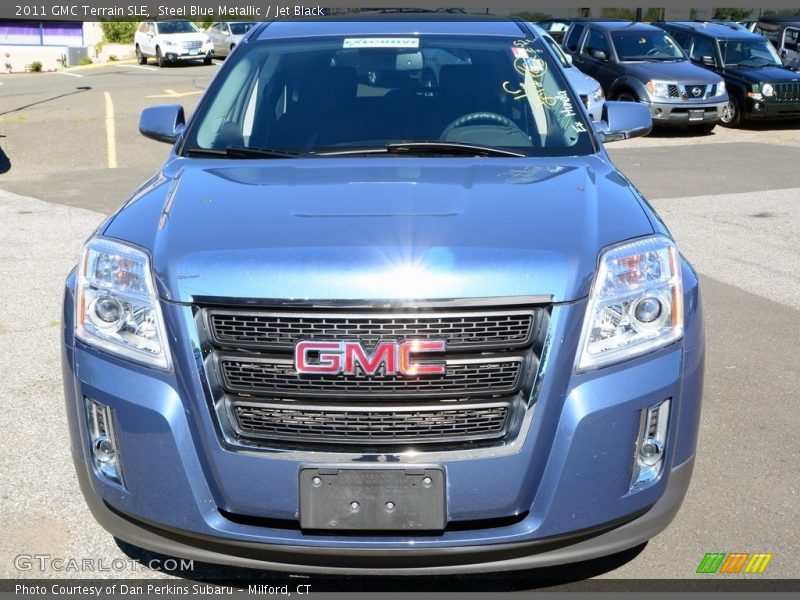Steel Blue Metallic / Jet Black 2011 GMC Terrain SLE