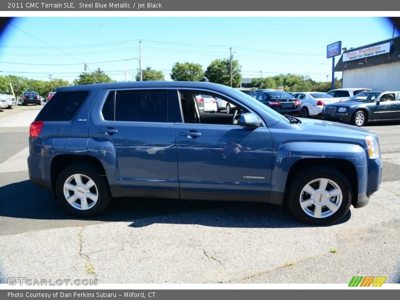 Steel Blue Metallic / Jet Black 2011 GMC Terrain SLE