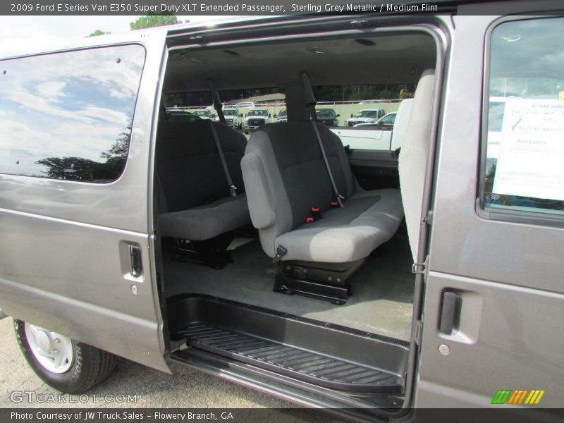 Sterling Grey Metallic / Medium Flint 2009 Ford E Series Van E350 Super Duty XLT Extended Passenger