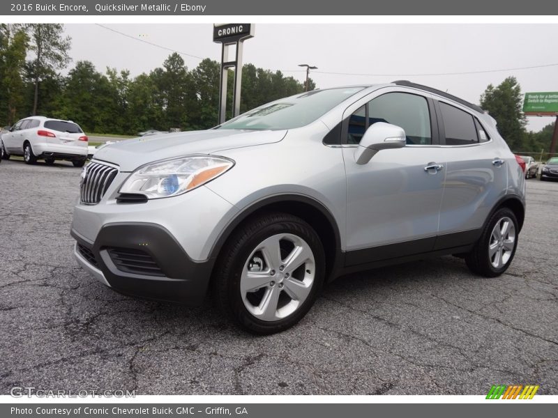 Quicksilver Metallic / Ebony 2016 Buick Encore