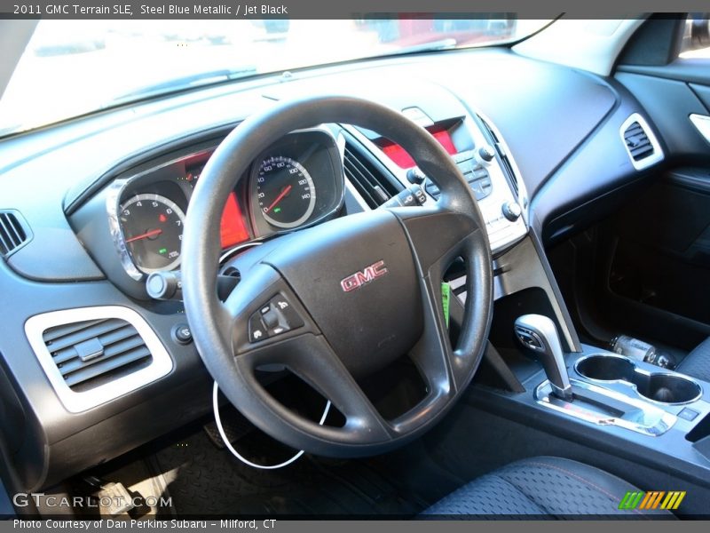 Steel Blue Metallic / Jet Black 2011 GMC Terrain SLE
