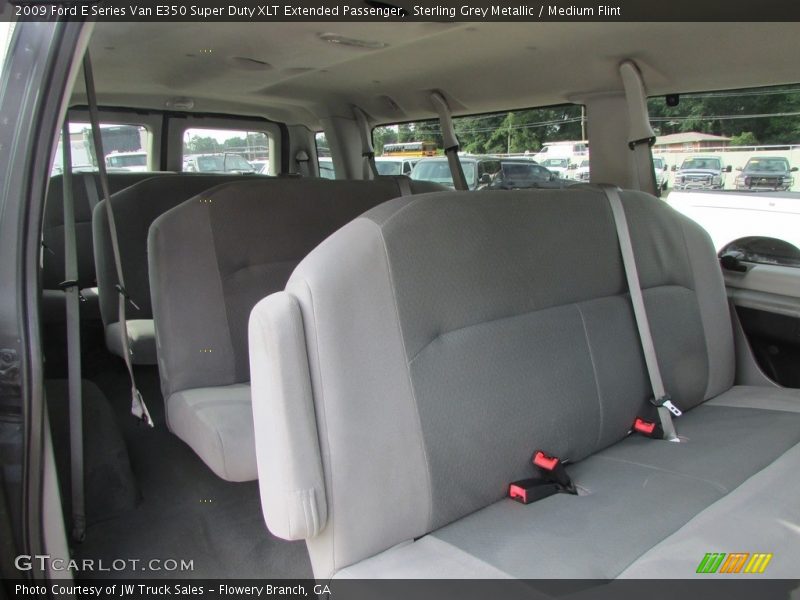 Sterling Grey Metallic / Medium Flint 2009 Ford E Series Van E350 Super Duty XLT Extended Passenger