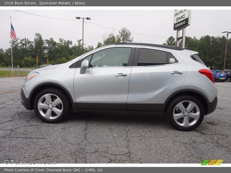 Quicksilver Metallic / Ebony 2016 Buick Encore