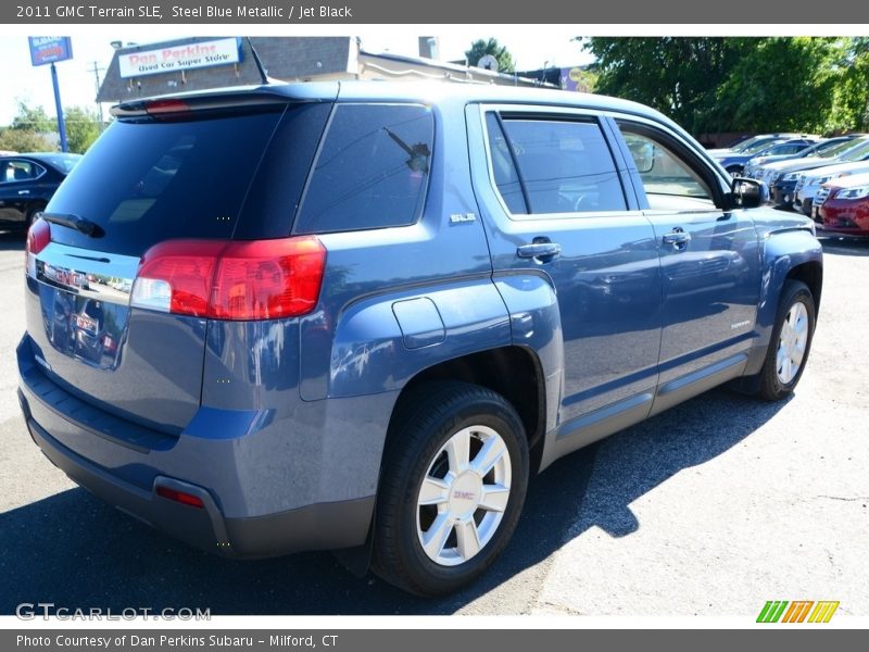 Steel Blue Metallic / Jet Black 2011 GMC Terrain SLE