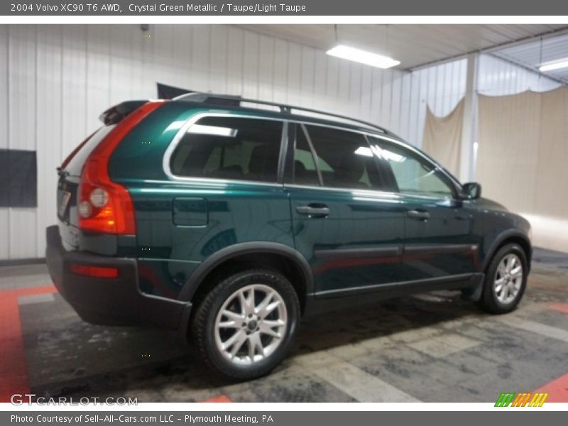 Crystal Green Metallic / Taupe/Light Taupe 2004 Volvo XC90 T6 AWD