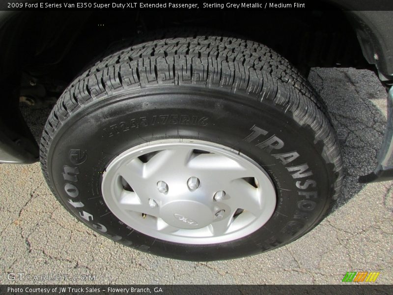 Sterling Grey Metallic / Medium Flint 2009 Ford E Series Van E350 Super Duty XLT Extended Passenger