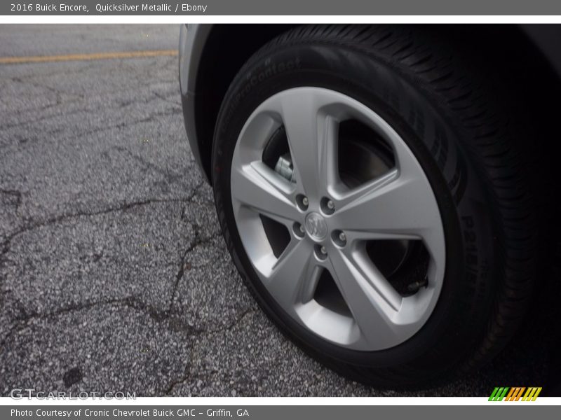 Quicksilver Metallic / Ebony 2016 Buick Encore