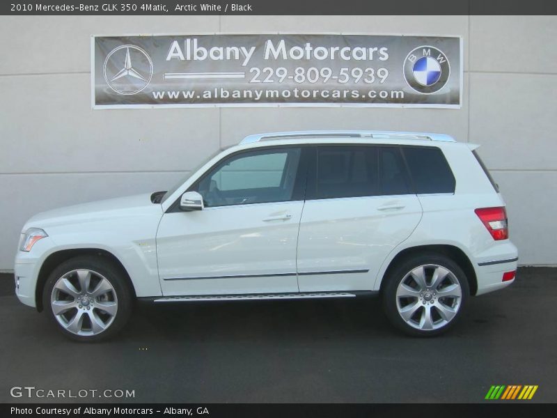 Arctic White / Black 2010 Mercedes-Benz GLK 350 4Matic