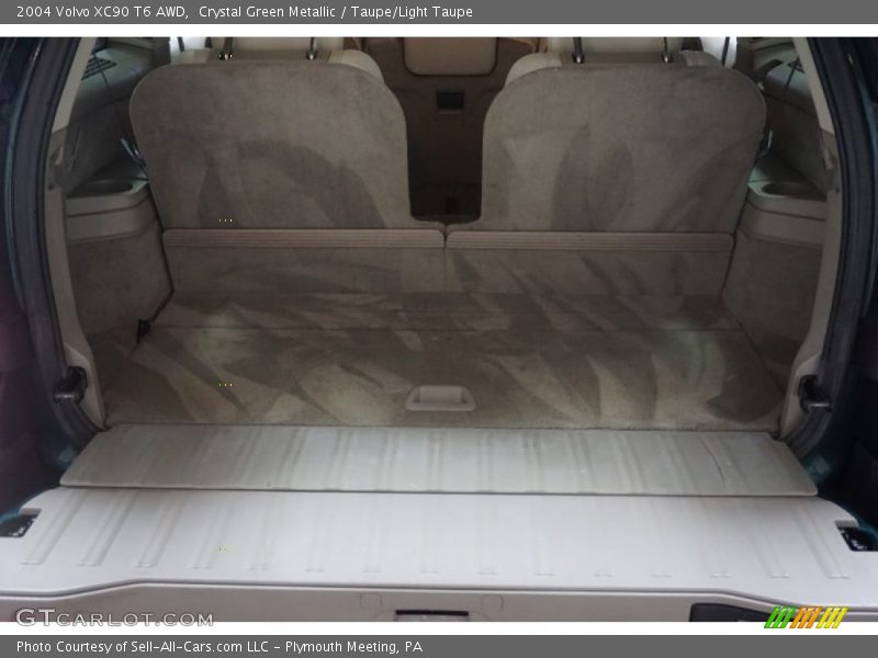 Crystal Green Metallic / Taupe/Light Taupe 2004 Volvo XC90 T6 AWD