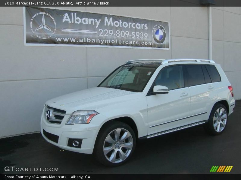 Arctic White / Black 2010 Mercedes-Benz GLK 350 4Matic