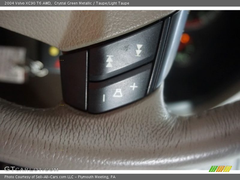 Crystal Green Metallic / Taupe/Light Taupe 2004 Volvo XC90 T6 AWD