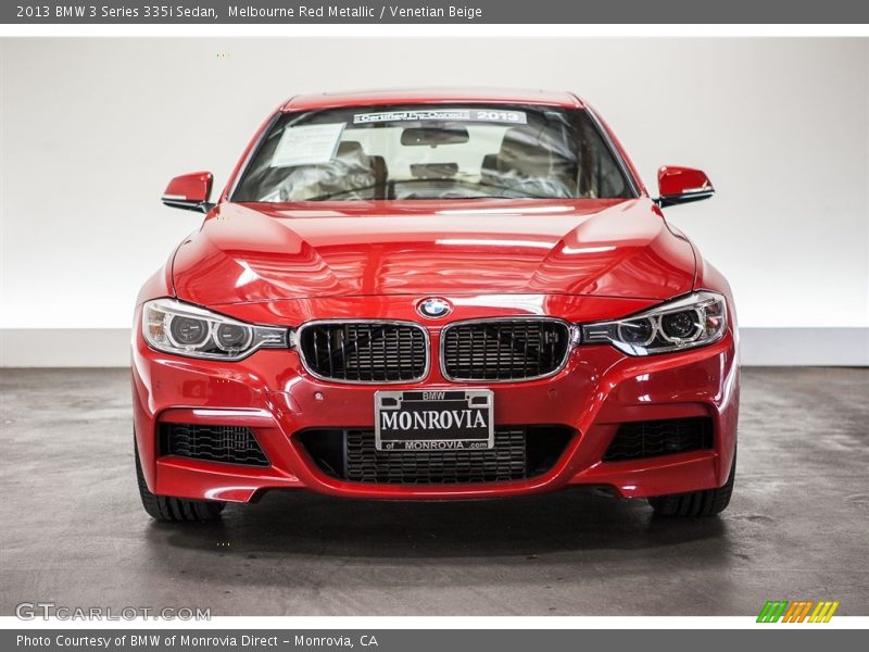 Melbourne Red Metallic / Venetian Beige 2013 BMW 3 Series 335i Sedan