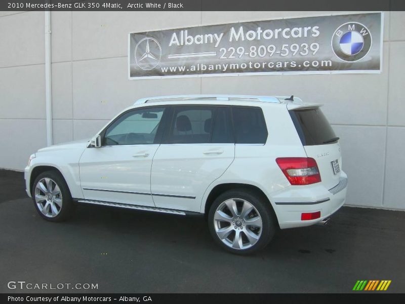 Arctic White / Black 2010 Mercedes-Benz GLK 350 4Matic