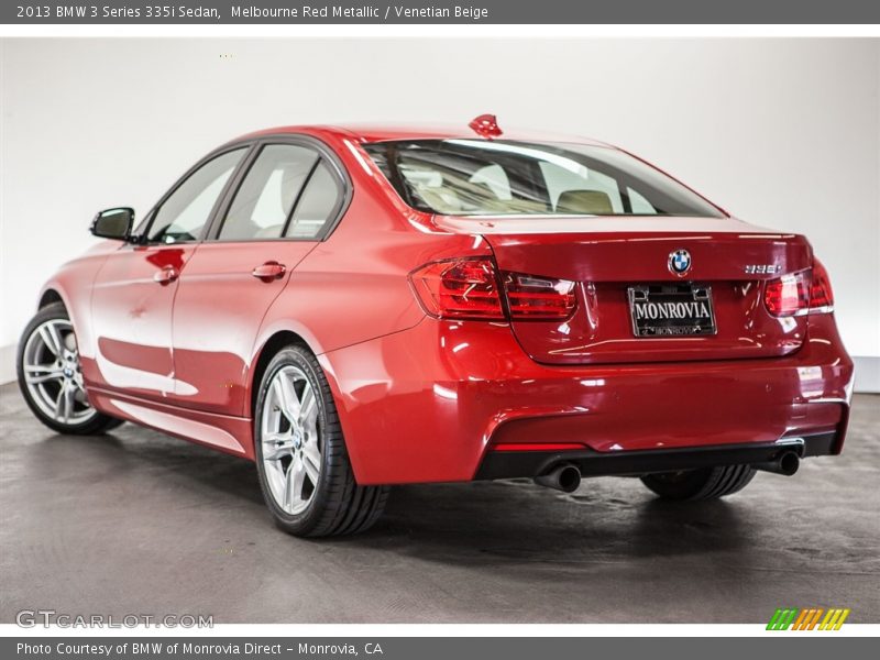 Melbourne Red Metallic / Venetian Beige 2013 BMW 3 Series 335i Sedan