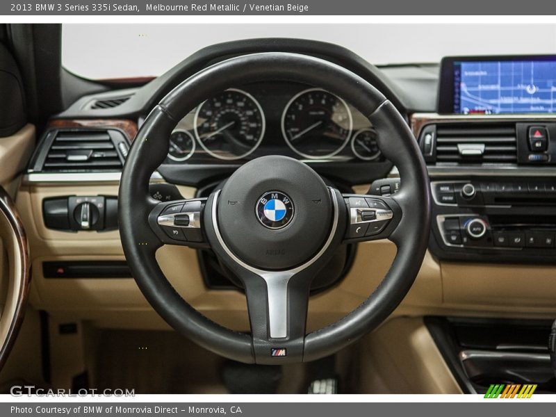 Melbourne Red Metallic / Venetian Beige 2013 BMW 3 Series 335i Sedan