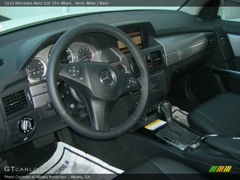 Arctic White / Black 2010 Mercedes-Benz GLK 350 4Matic