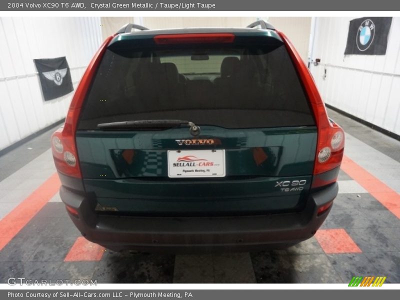 Crystal Green Metallic / Taupe/Light Taupe 2004 Volvo XC90 T6 AWD