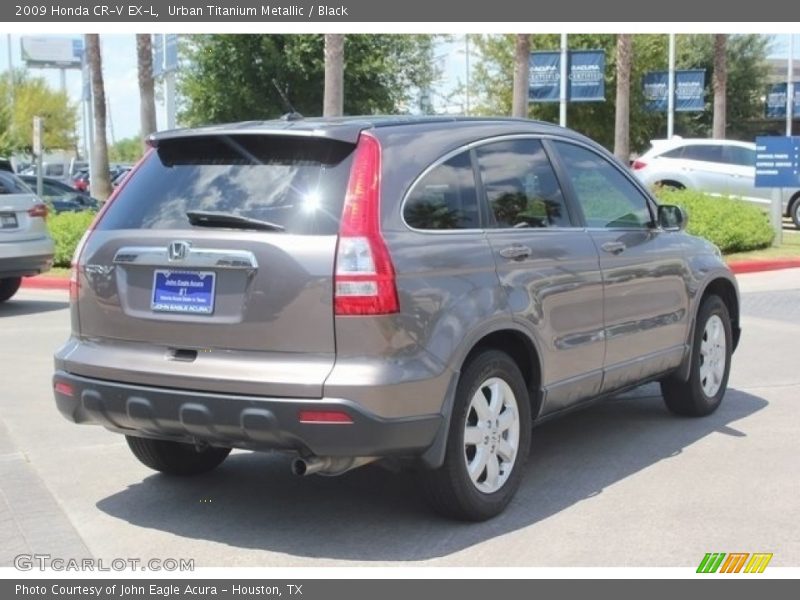 Urban Titanium Metallic / Black 2009 Honda CR-V EX-L