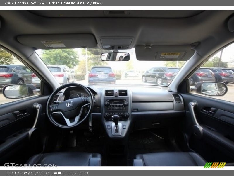 Urban Titanium Metallic / Black 2009 Honda CR-V EX-L