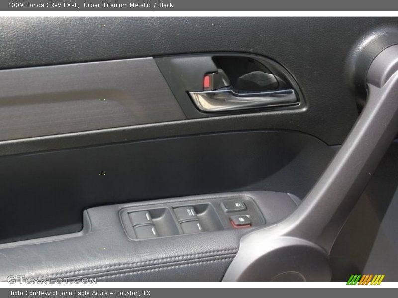 Urban Titanium Metallic / Black 2009 Honda CR-V EX-L