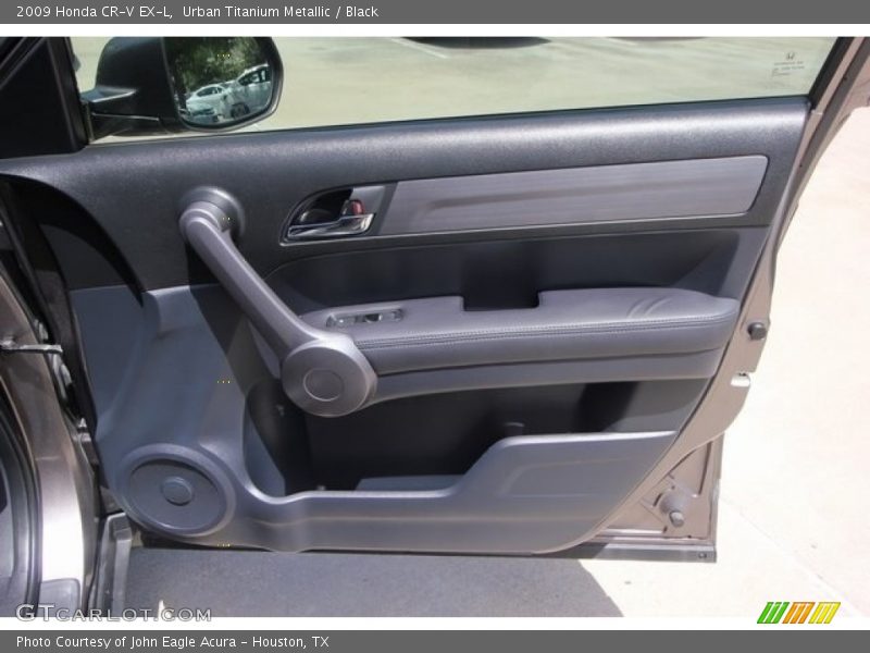 Urban Titanium Metallic / Black 2009 Honda CR-V EX-L
