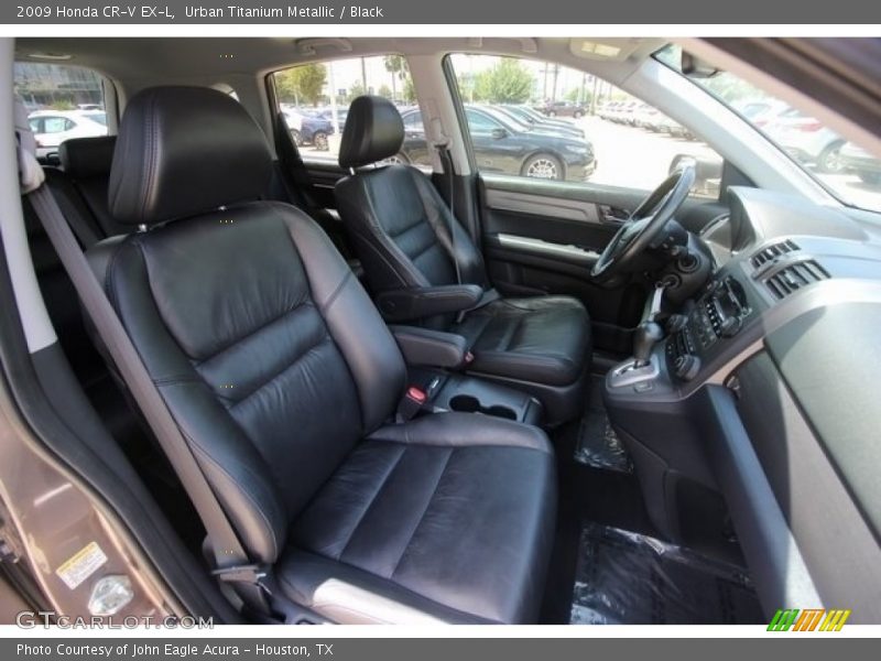 Urban Titanium Metallic / Black 2009 Honda CR-V EX-L
