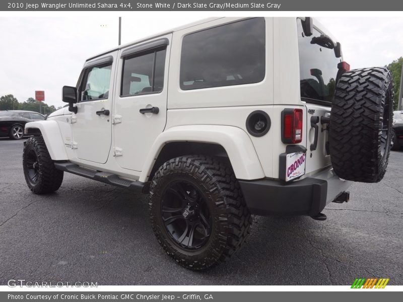 Stone White / Dark Slate Gray/Medium Slate Gray 2010 Jeep Wrangler Unlimited Sahara 4x4