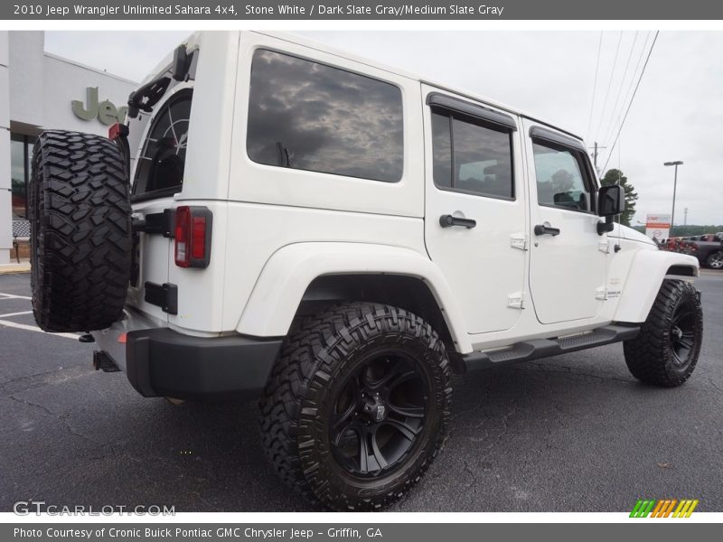 Stone White / Dark Slate Gray/Medium Slate Gray 2010 Jeep Wrangler Unlimited Sahara 4x4