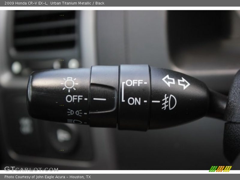 Urban Titanium Metallic / Black 2009 Honda CR-V EX-L