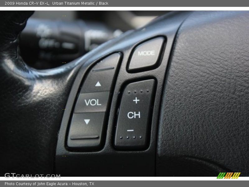 Urban Titanium Metallic / Black 2009 Honda CR-V EX-L